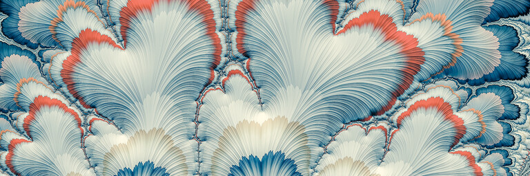 Multi-colored psychedelic fractals