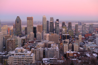The skyline of Montreal, Quebec